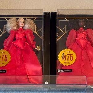 M75 Barbie Collector AA Caucasian Bundle NRFB New Sold Out